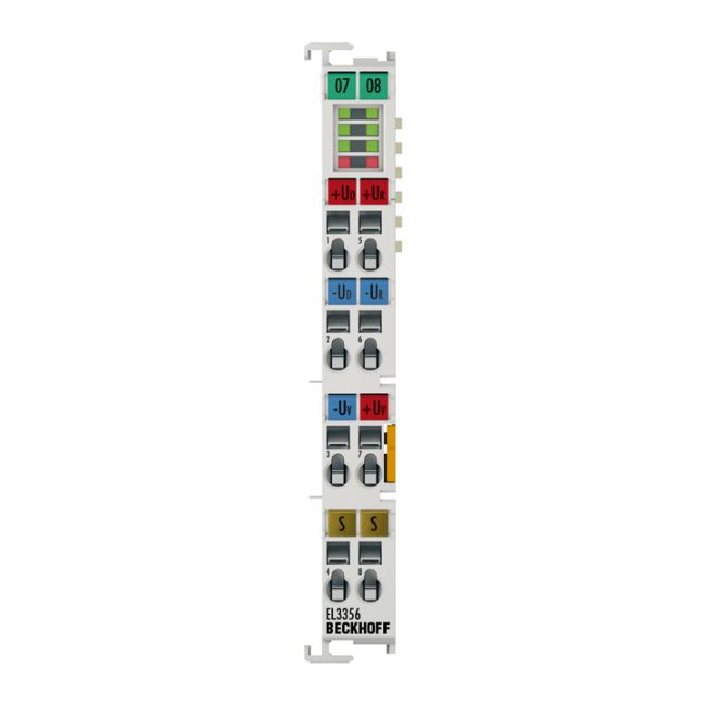 EL3356 | EtherCAT Terminal, 1-channel analog input, measuring bridge, full bridge, 16 bit