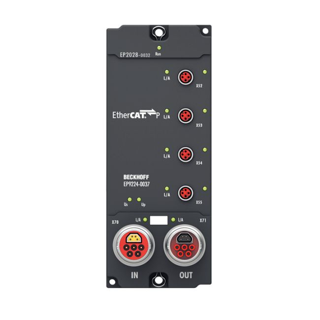 EtherCAT Box phân phối điện 4 kênh Beckhoff EP9224-0037