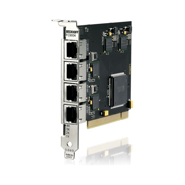 FC9004 | Infrastructure, 4-channel fieldbus card, Ethernet, 100 Mbit/s, PCI, RJ45