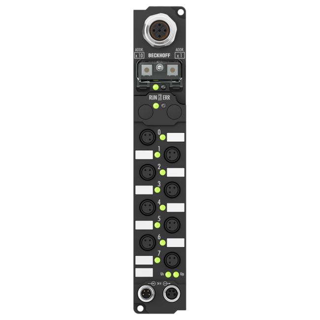 IP1010-B318 | Fieldbus Box, 8-channel digital input, PROFIBUS, 24 V DC, 0.2 ms, Ø8, integrated T-connector