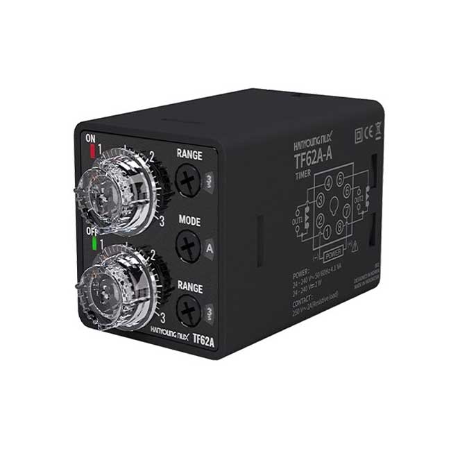 Twin timer Hanyoung TF62A-1N-A (0.1 sec – 10 hour)