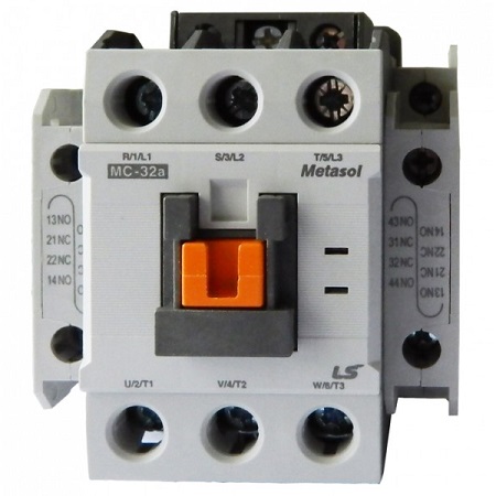 Contactor LS MC-32a 380V 32A 15kW 2NC+2NO