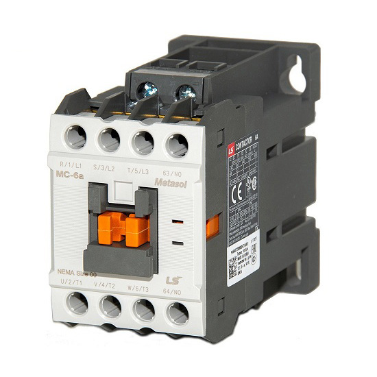 Contactor LS MC-6a 110V 6A 3kW 1NO