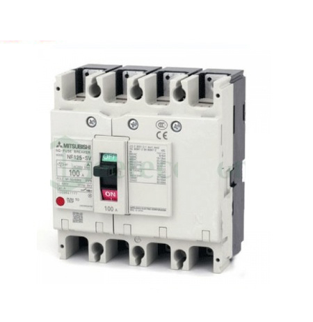 MCCB chỉnh dòng Mitsubishi NF160-SGV 4P 125-160A 36kA