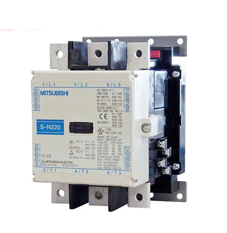 Contactor Mitsubishi S-N220 250A 2NO+2NC 220V