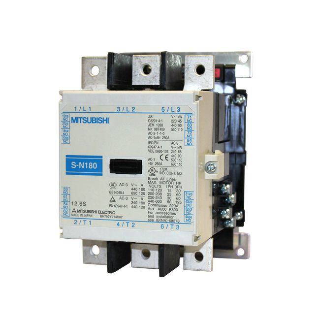 Contactor Mitsubishi S-N180 180A 2NO+2NC 220V