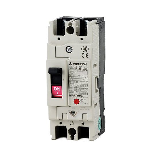 MCCB chỉnh dòng Mitsubishi NF125-LGV 2P 16-20A 90kA