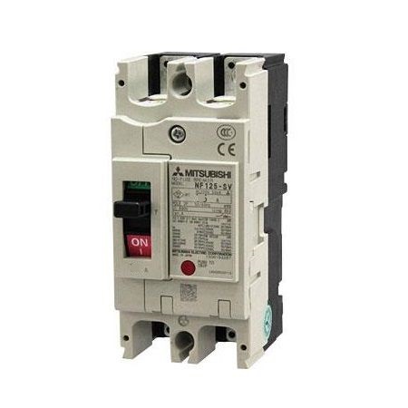 MCCB chỉnh dòng Mitsubishi NF160-LGV 2P 125-160A 90kA