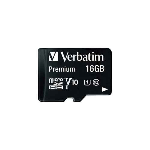 Mitsubishi Verbatim microSDHC Card 16GB Class 10