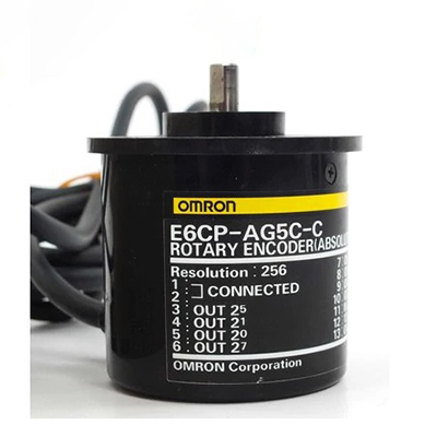 Encoder Omron E6C3-AG5C, 360 step (9 bit), trục 8mm,f 60mm