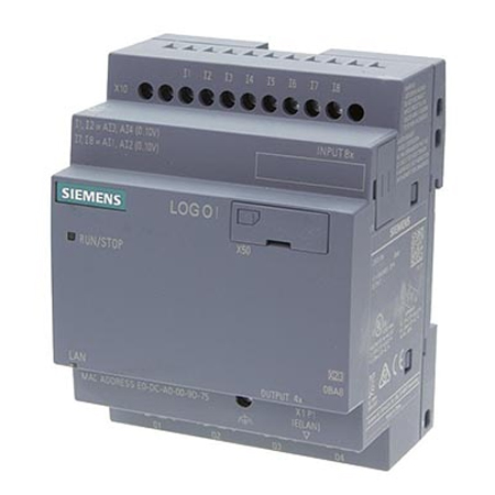 Bộ lập trình logo! Siemens 6ED1052-2FB08-0BA0 115-230V AC/DC (8 in/4 out Relay)